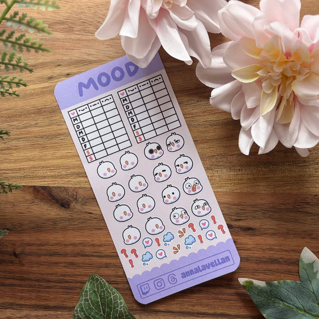 ✨🩷 - Stickerbogen Papier | Stimmung
