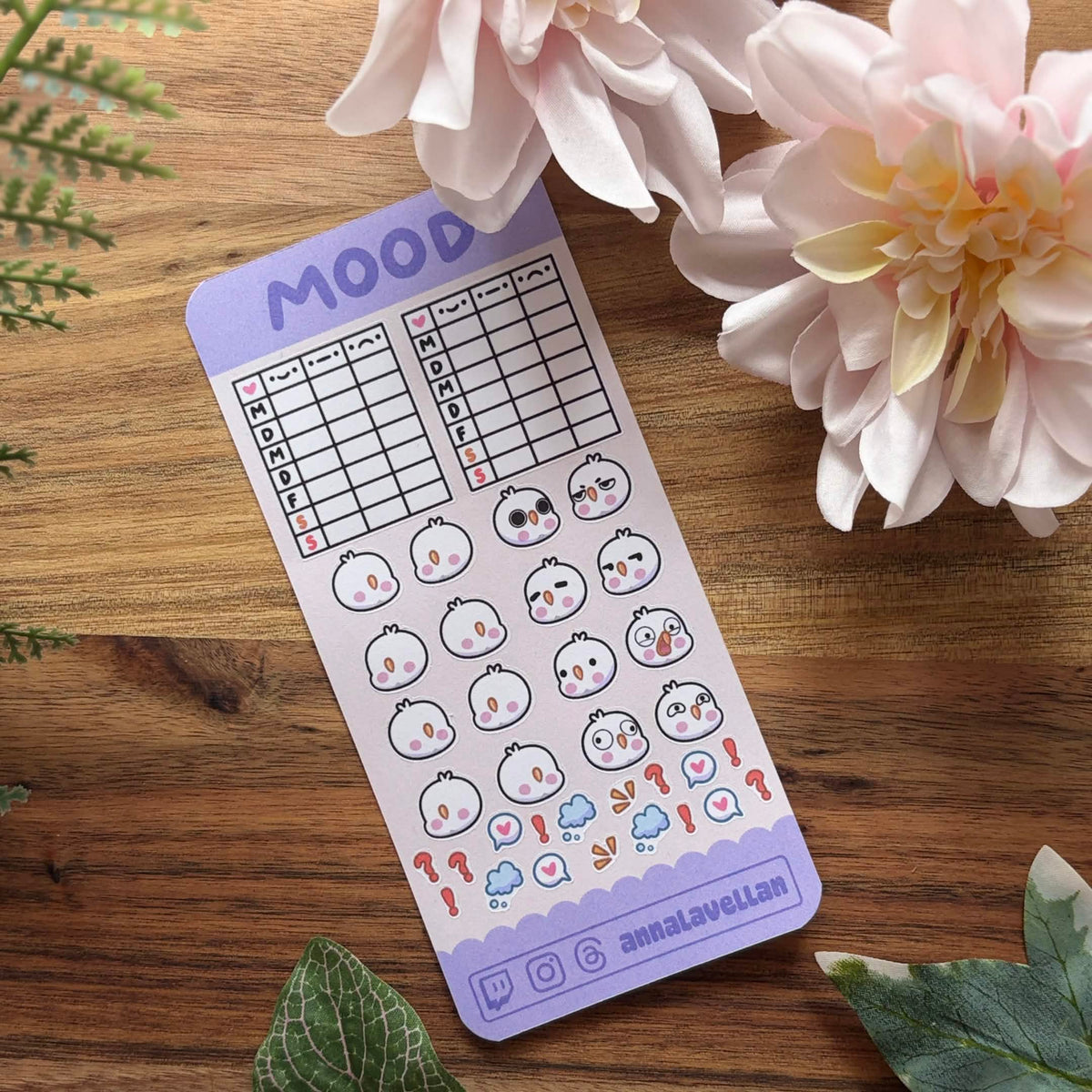 ✨🩷 - Stickerbogen Papier | Stimmung