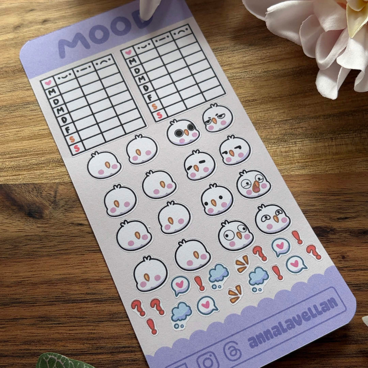 ✨🩷 - Stickerbogen Papier | Stimmung