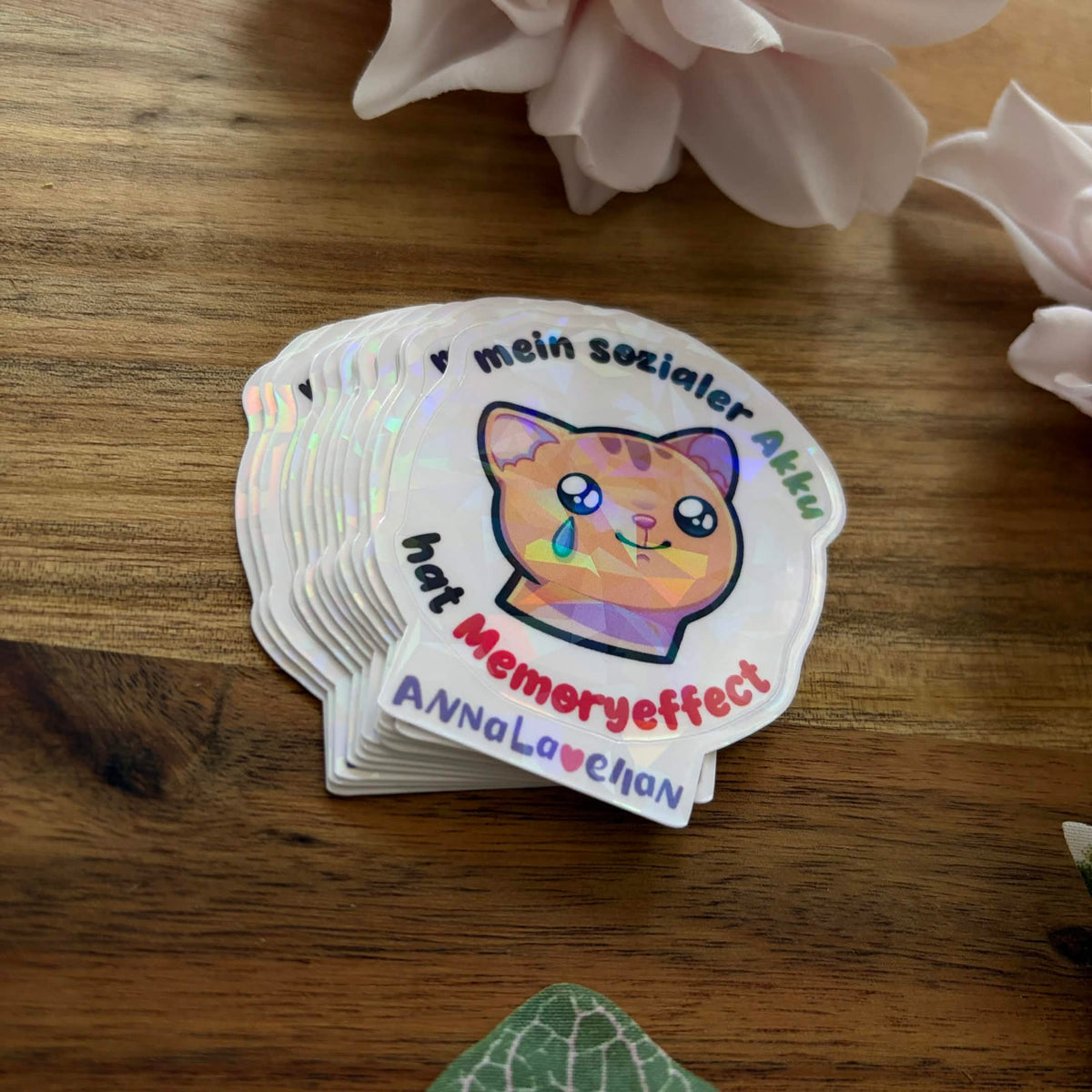 ✨🩷 - Memoryeffekt | Sticker Holografische Folie