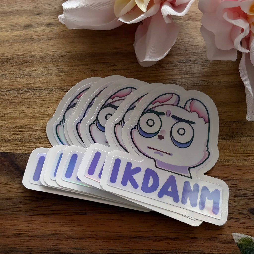 ✨🩷 - IKDANM | Sticker Holografische Folie