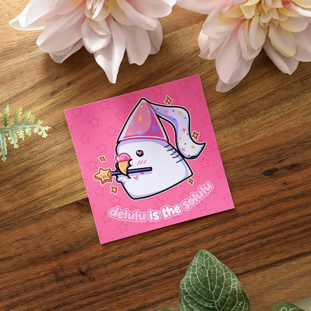 🩷🖼️ - Artprint | delulu is the solulu